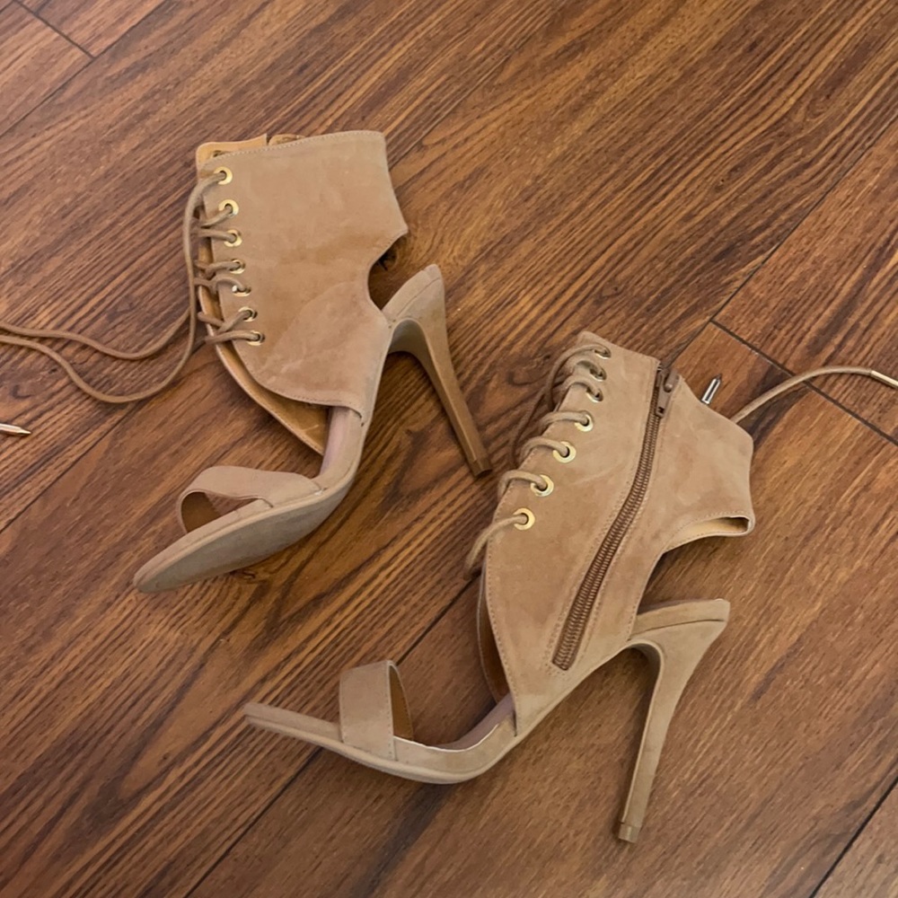 Shoe Republic Lace Up Heels